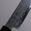 Seisuke AUS10 Mirror Crossed Kiritsuke Petty-Utility  150mm Black Pakka wood Handle - Japannywholesale