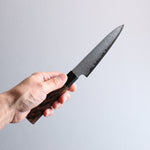 Seisuke VG10 Damascus Petty-Utility  120mm Wenge Handle - Japannywholesale