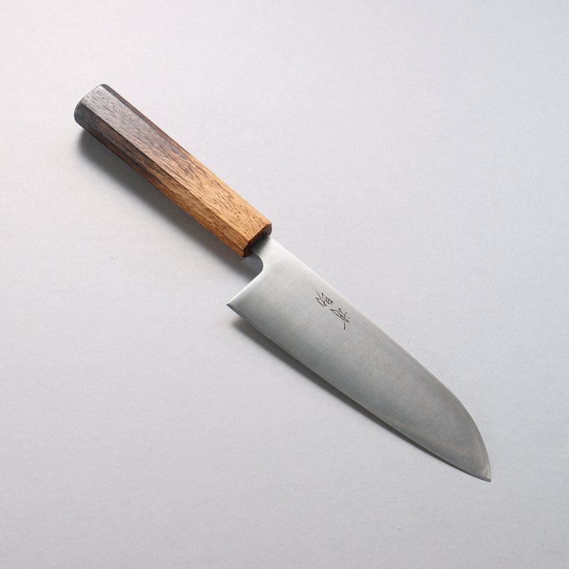 Seisuke AUS8 Coreless Santoku  180mm Burnt Oak Handle - Japannywholesale