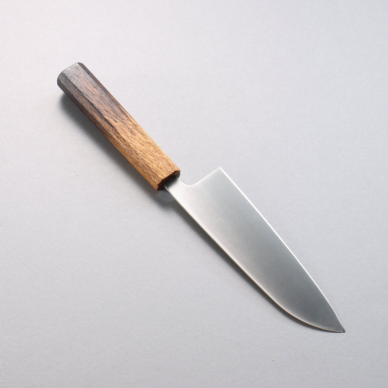 Seisuke AUS8 Coreless Santoku  180mm Burnt Oak Handle - Japannywholesale