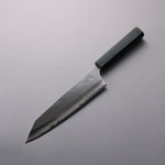 Taiki Kawamoto VG10 Lightly Hammered Gyuto  210mm Indigo colored Wood Handle - Japannywholesale