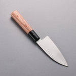 Kanetsune DSR-1K6 Hammered Deba  105mm Red Pakka wood Handle - Japannywholesale