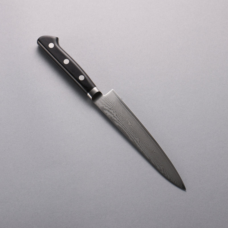 Seisuke VG10 33 Layer Damascus Petty-Utility  150mm Black Pakka wood Handle - Japannywholesale