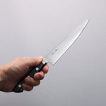 Seisuke VG10 33 Layer Damascus Petty-Utility  150mm Black Pakka wood Handle - Japannywholesale