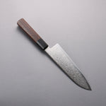 Seisuke SG2 Damascus Migaki Finished Santoku  180mm Wenge Handle - Japannywholesale