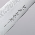 Kamo Hamono VG10 Damascus Santoku  165mm Brown Pakka wood Handle - Japannywholesale