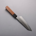 Sakai Takayuki SG2 Damascus Kengata Santoku  160mm Rosewood (Ferrule: Black Pakka Wood) Handle - Japannywholesale