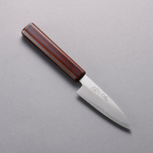 Hado Silver Steel No.3 Migaki Finished Paring  90mm Lacquered (Kijiro-nuri) Handle - Japannywholesale