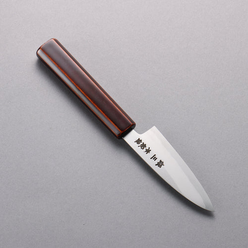 Hado Silver Steel No.3 Migaki Finished Paring  90mm Lacquered (Kijiro-nuri) Handle - Japannywholesale