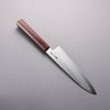 Hado Silver Steel No.3 Migaki Finished Gyuto  210mm Lacquered (Kijiro-nuri) Handle - Japannywholesale