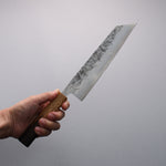 Seisuke SLD Washiji Kiritsuke Gyuto  210mm Burnt Oak Handle - Japannywholesale