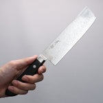 Seisuke AUS10 45 Layer Damascus Usuba  165mm Black Pakka wood Handle - Japannywholesale