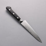 Seisuke AUS10 45 Layer Damascus Migaki Finished Petty-Utility  135mm Black Pakka wood Handle - Japannywholesale