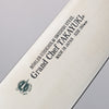 Sakai Takayuki Grand Chef Grand Chef Swedish Steel-stn Santoku  180mm Red Micarta Handle - Japannywholesale