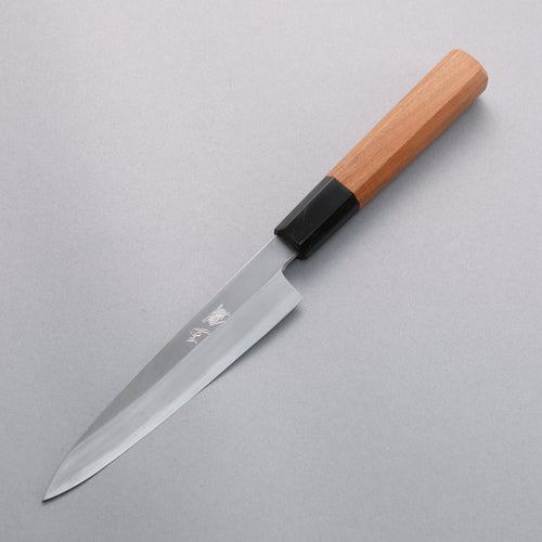 Tessen by Tanaka [Left Handed] Tamahagane Petty-Utility  145mm Wild Cherry Handle - Japannywholesale