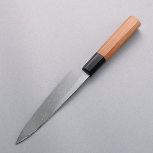 Tessen by Tanaka [Left Handed] Tamahagane Petty-Utility  145mm Wild Cherry Handle - Japannywholesale