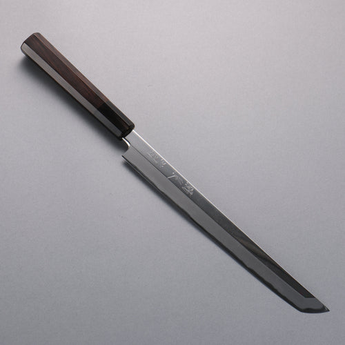 Tessen by Tanaka Tamahagane Sakimaru Yanagiba  240mm Ebony Wood Handle with Sheath - Japannywholesale