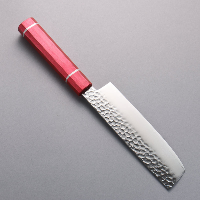 Sakai Takayuki VG10 33 Layer Damascus Nakiri  160mm Live oak Lacquered (Kouseki) Handle - Japannywholesale