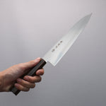 Kanetsune Ichizu VG10 Gyuto  210mm Brown Pakka wood Handle - Japannywholesale