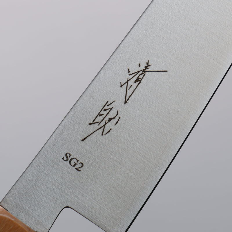 Seisuke SG2 Kiritsuke Petty-Utility  150mm White wood (With Red Ring) Handle - Japannywholesale