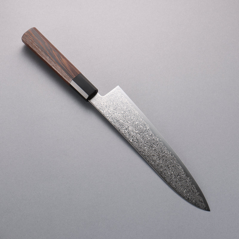 Seisuke SG2 Damascus Migaki Finished Gyuto  210mm Wenge Handle - Japannywholesale