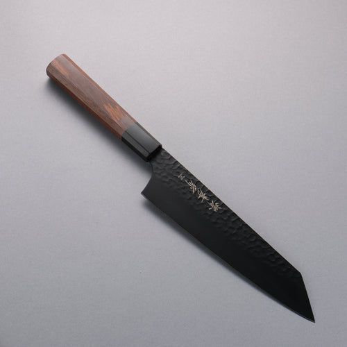 Sakai Takayuki Kurokage VG10 Hammered Teflon Coating Kengata Gyuto  190mm Wenge Handle - Japannywholesale