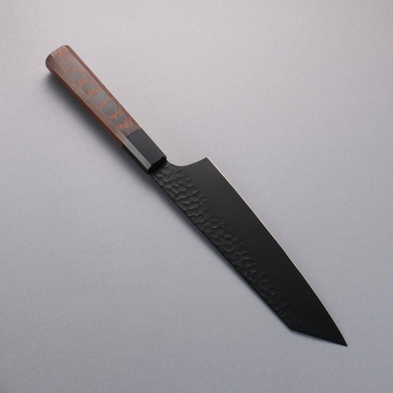 Sakai Takayuki Kurokage VG10 Hammered Teflon Coating Kengata Gyuto  190mm Wenge Handle - Japannywholesale