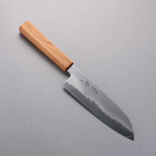 Kagekiyo Finest White Steel Santoku  170mm Cherry Tree Handle with Sheath - Japannywholesale