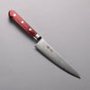 Seisuke VG10 33 Layer Damascus Petty-Utility  135mm Red Pakka wood Handle - Japannywholesale