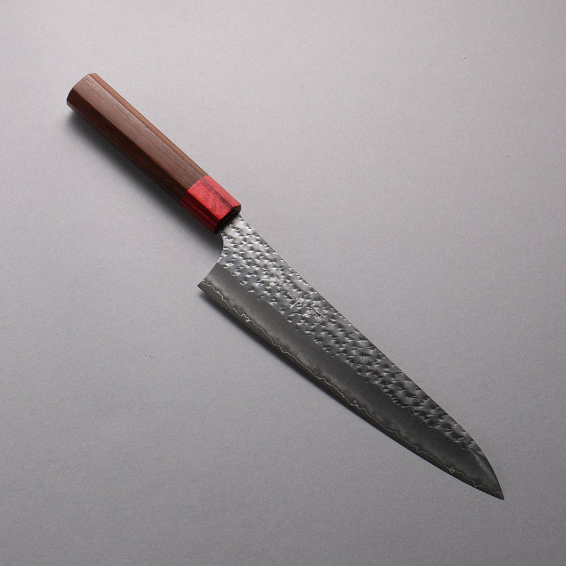 Yu Kurosaki Senko Ryu SG2 Hammered Gyuto  210mm Rosewood (ferrule: Red Pakka wood) Handle - Japannywholesale