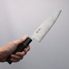 Seisuke Swedish Steel-stn Santoku  180mm Burned Chestnuts Handle - Japannywholesale