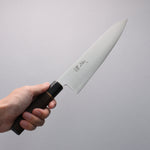 Seisuke Swedish Steel-stn Gyuto  240mm Burned Chestnuts Handle - Japannywholesale