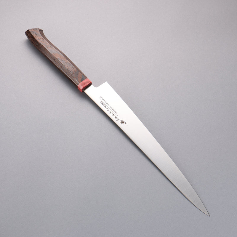 Sakai Takayuki Grand Chef Antares Swedish Steel-stn Sujihiki  270mm Wenge Handle - Japannywholesale