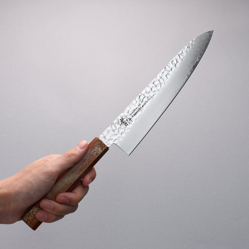 Sakai Takayuki VG10 33 Layer Damascus Gyuto  210mm Live oak Lacquered (Seiren) Handle - Japannywholesale