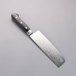 Seisuke VG10 8 Layer Damascus Migaki Finished Nakiri  165mm Black Pakka wood Handle - Japannywholesale