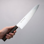 Kanetsune Ichizu VG10 Gyuto  240mm Brown Pakka wood Handle - Japannywholesale