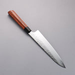 Seki Kanetsugu Heptagon Wood VG10 Hammered Migaki Finished Gyuto  200mm Pakka wood (heptagonal) Handle - Japannywholesale