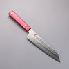 Sakai Takayuki VG10 33 Layer Damascus Kengata Gyuto  190mm Live oak Lacquered (Kouseki) Handle - Japannywholesale