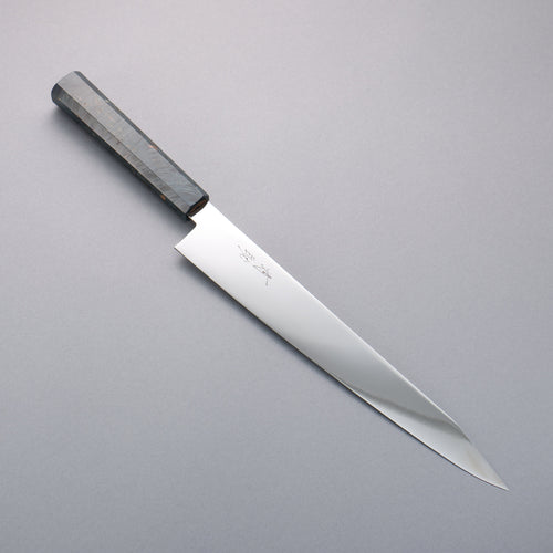 Seisuke VG10 Mirrored Finish Sujihiki  270mm Stabilized wood Handle - Japannywholesale