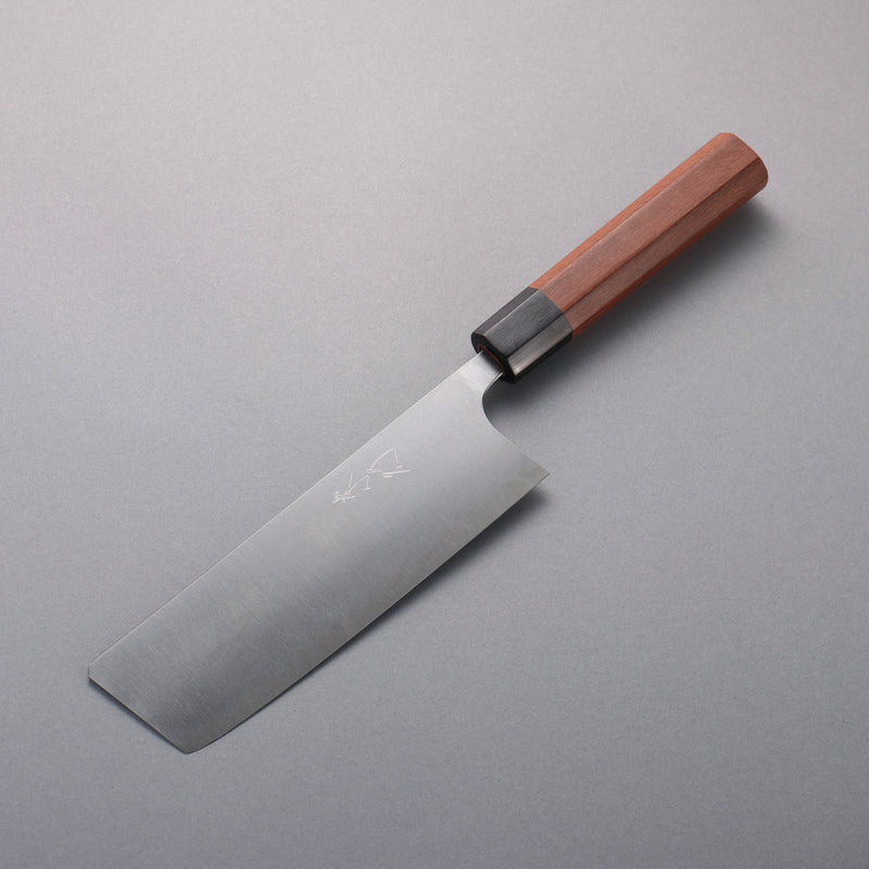 Shibata Takayuki Koutetsu Blue Super Nakiri  165mm Jarrah Handle - Japannywholesale