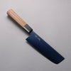 Seisuke SK-85 Ion plating Nakiri  160mm Teak (ferrule: Black Plastic) Handle - Japannywholesale