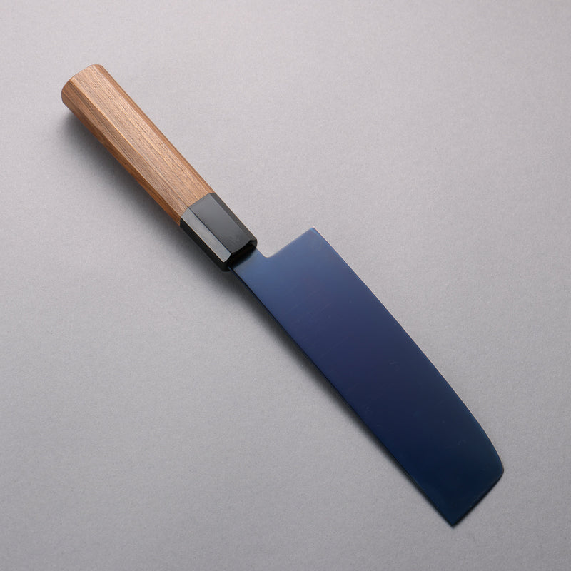 Seisuke SK-85 Ion plating Nakiri  160mm Teak (ferrule: Black Plastic) Handle - Japannywholesale