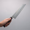 Seisuke White Steel No.1 Migaki Polish Finish Kiritsuke Gyuto  210mm Oak with Purple Lacquer Handle - Japannywholesale