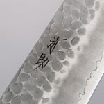 Seisuke AUS8 Hammered Gyuto  210mm Brown Pakka wood Handle - Japannywholesale