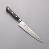 Seisuke Swedish Steel Petty-Utility Salmon  150mm Black Pakka wood Handle - Japannywholesale