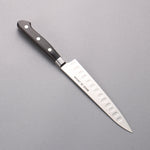 Seisuke Swedish Steel Petty-Utility Salmon  150mm Black Pakka wood Handle - Japannywholesale