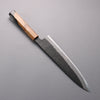 Tomoe Hozan White Steel No.2 Black Finished Gyuto  240mm Olive Tree and Black Resin Handle - Japannywholesale