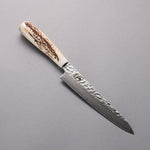 Sakai Takayuki VG10 33 Layer Damascus Petty-Utility  150mm Cow Bone Handle with Sheath - Japannywholesale