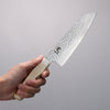 Sakai Takayuki VG10 33 Layer Damascus Santoku  180mm Cow Bone Handle with Sheath - Japannywholesale