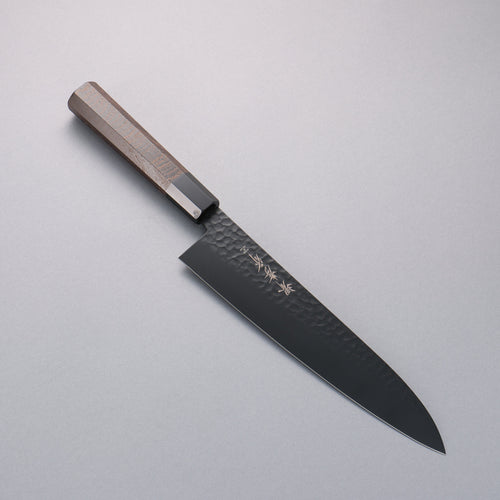 Sakai Takayuki Kurokage VG10 Hammered Teflon Coating Gyuto  240mm Wenge Handle - Japannywholesale